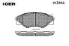 ICER 182066 Brake Pad Set, disc brake