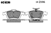 ICER 182106 Brake Pad Set, disc brake