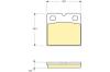 GIRLING 6116419 Brake Pad Set, disc parking brake