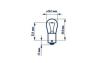NARVA 17521 Bulb, stop light; Bulb, rear fog light; Bulb, reverse light; Bulb, tail light; Bulb, rear fog light; Bulb, reverse light; Bulb, tail light; Bulb, auxiliary stop light; Bulb, auxiliary stop light