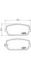BREMBO P49044 Brake Pad Set, disc brake