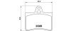 BREMBO P61073 Brake Pad Set, disc brake