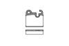 ROADHOUSE 201600 Brake Pad Set, disc brake