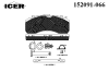 ICER 152091-066 (152091066) Brake Pad Set, disc brake