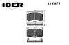 ICER 180879 Brake Pad Set, disc brake