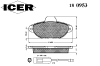 ICER 180953 Brake Pad Set, disc brake