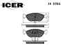ICER 181016 Brake Pad Set, disc brake