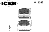 ICER 181342 Brake Pad Set, disc brake