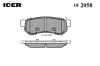 ICER 182058 Brake Pad Set, disc brake