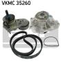 SKF VKMC35260 Water Pump + V-Ribbed Belt Kit