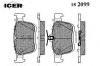 ICER 182099 Brake Pad Set, disc brake