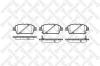 STELLOX 751002B-SX (751002BSX) Brake Pad Set, disc brake