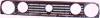 KLOKKERHOLM 9521996 Radiator Grille