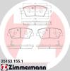 ZIMMERMANN 25153.155.1 (251531551) Brake Pad Set, disc brake
