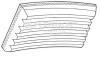 FLENNOR 6PK1753 V-Ribbed Belts