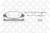 STELLOX 838004B-SX (838004BSX) Brake Pad Set, disc brake