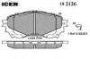 ICER 182126 Brake Pad Set, disc brake