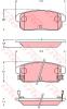 TRW GDB7184 Brake Pad Set, disc brake