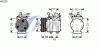 AVA QUALITY COOLING HYK258 Compressor, air conditioning