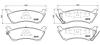 BREMBO P50040 Brake Pad Set, disc brake