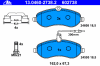 ATE 13.0460-2738.2 (13046027382) Brake Pad Set, disc brake