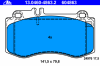ATE 13.0460-4863.2 (13046048632) Brake Pad Set, disc brake