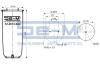 SEM LASTIK 72.4913.S04 (724913S04) Boot, air suspension