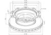 PE Automotive 186.101-00A (18610100A) Brake Disc