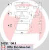 ZIMMERMANN 24231.150.1 (242311501) Brake Pad Set, disc brake
