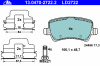 ATE 13.0470-2722.2 (13047027222) Brake Pad Set, disc brake