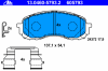 ATE 13.0460-5793.2 (13046057932) Brake Pad Set, disc brake