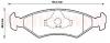 JURID 571536D Brake Pad Set, disc brake