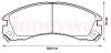 JURID 572370J Brake Pad Set, disc brake