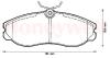 JURID 572382J Brake Pad Set, disc brake