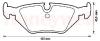 BENDIX 571527B Brake Pad Set, disc brake