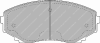 FERODO FDB1445 Brake Pad Set, disc brake