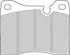 FERODO FDB163 Brake Pad Set, disc brake