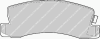 FERODO FSL478 Brake Pad Set, disc brake