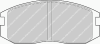 FERODO FSL759 Brake Pad Set, disc brake
