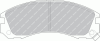 FERODO FSL765 Brake Pad Set, disc brake