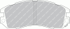 FERODO FSL789 Brake Pad Set, disc brake
