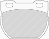 FERODO FDB872 Brake Pad Set, disc brake