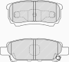 FERODO FDB1839 Brake Pad Set, disc brake
