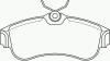 BREMBO P56022 Brake Pad Set, disc brake
