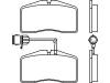 BREMBO P85053 Brake Pad Set, disc brake