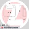 ZIMMERMANN 21050.155.1 (210501551) Brake Pad Set, disc brake