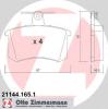 ZIMMERMANN 21144.165.1 (211441651) Brake Pad Set, disc brake