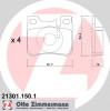 ZIMMERMANN 21301.150.1 (213011501) Brake Pad Set, disc brake