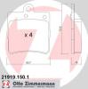 ZIMMERMANN 21919.150.1 (219191501) Brake Pad Set, disc brake