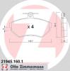 ZIMMERMANN 21945.160.1 (219451601) Brake Pad Set, disc brake